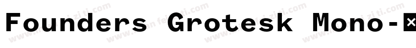 Founders Grotesk Mono字体转换